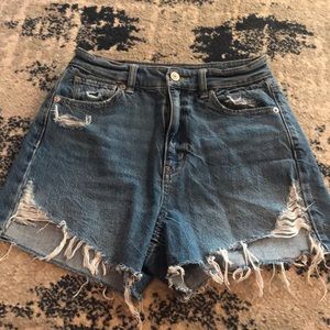 American Eagle mom shorts size 0.